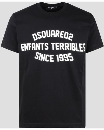 DSquared² Enfants Terribles Cool Fit T-Shirt - Black