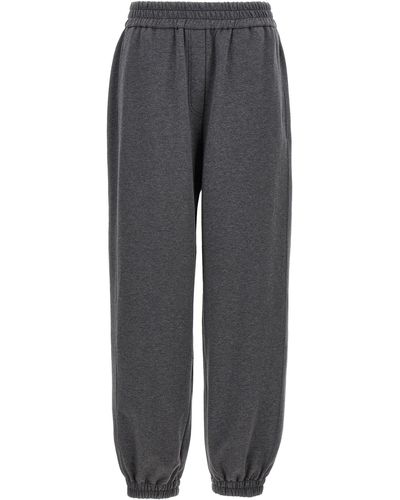Brunello Cucinelli Cotton Joggers Trousers - Grey