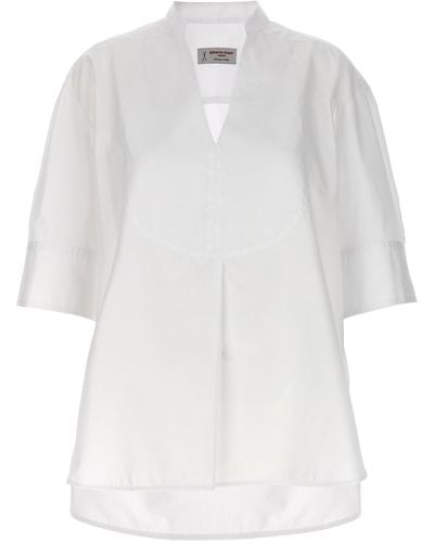 Alberto Biani Tuxedo Shirt Shirt, Blouse - White