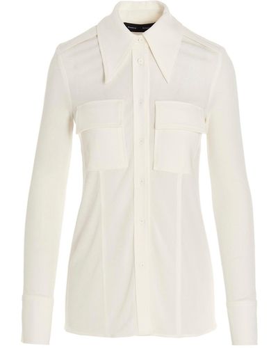 Proenza Schouler 'Matte Jersey' Camicie Bianco