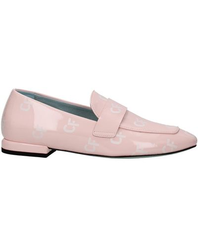 Chiara Ferragni Loafers Patent Leather Pink