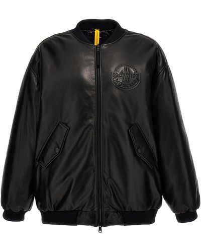 Moncler Genius Bomber Roc Nation By Jay-z Casual Jackets, Parka - Black