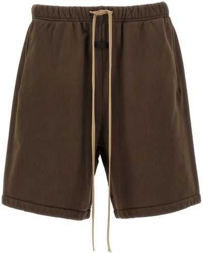 Fear Of God Relaxed Bermuda, Short - Brown