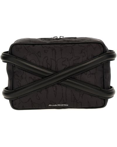 Alexander McQueen Harness Camera Bag Borse A Tracolla Nero