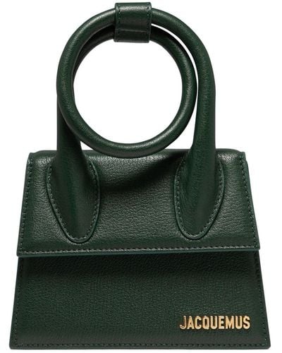 Jacquemus Le Chiquito Noeud Handbags - Green