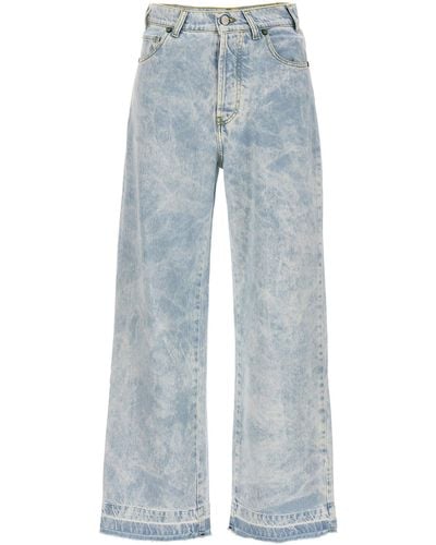 Barrow Stitching Detail Jeans Celeste - Blu
