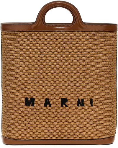 Marni Tropicalia Hand Bags - Brown