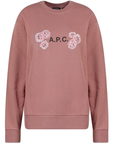 A.P.C. Othello Sweatshirt - Pink