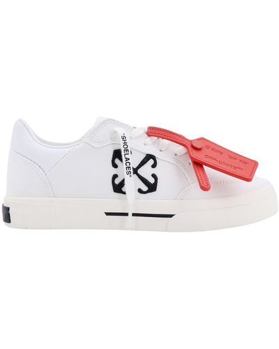 Off-White c/o Virgil Abloh Sneakers in canvas con iconica Zip-Tie - Bianco