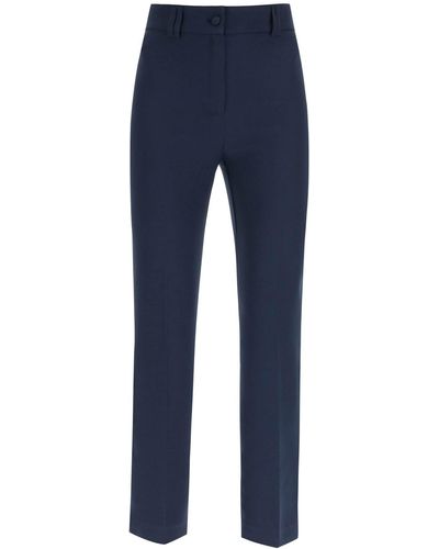 Hebe Studio Pantaloni 'Loulou' In Cady - Blu