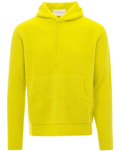 ANYLOVERS Virgin Wool And Cashmere Sweatshirt - Yellow