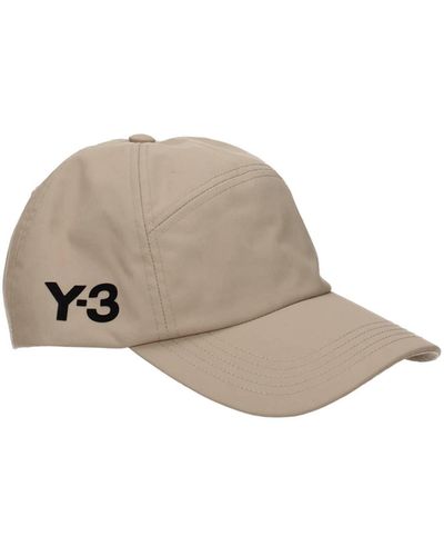 Y-3 Hats Adidas Cordura Polyamide Light Sand - Natural