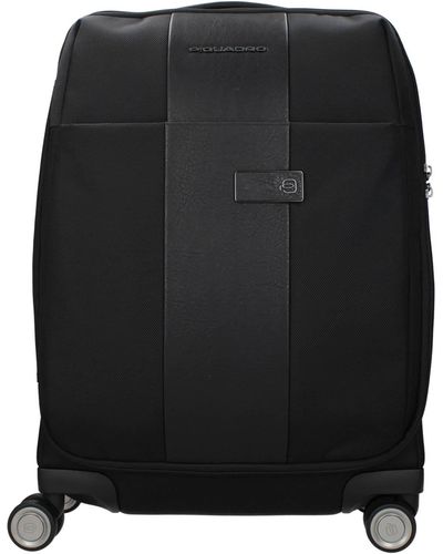 Piquadro Wheeled Luggages 44,5l Fabric - Black