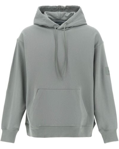 Y-3 Y 3 Hoodie In Cotton French Terry - Grey