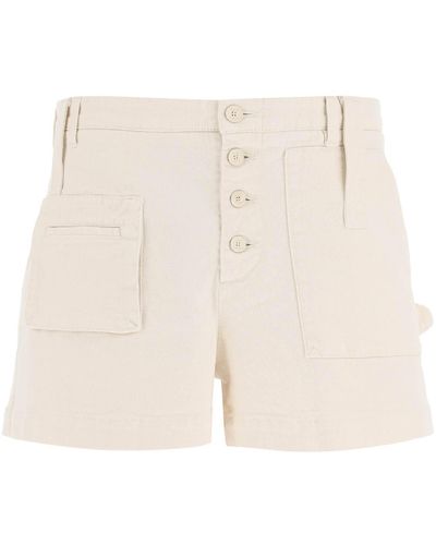 Etro Multi-pocket High-waist Shorts - Natural