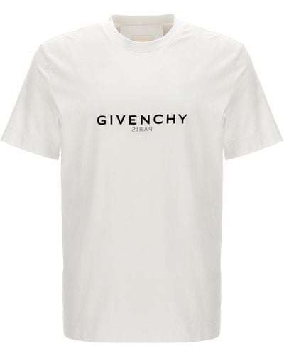 Givenchy Logo T Shirt Bianco