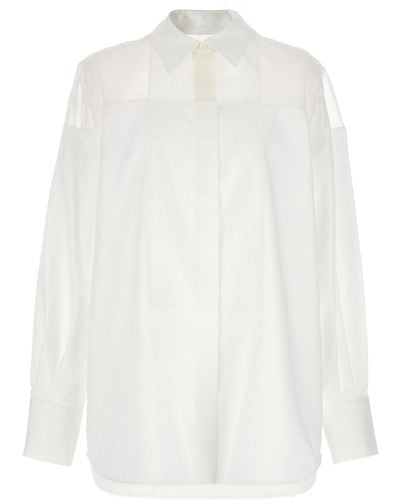 Helmut Lang Tuxedo Shirt, Blouse - White