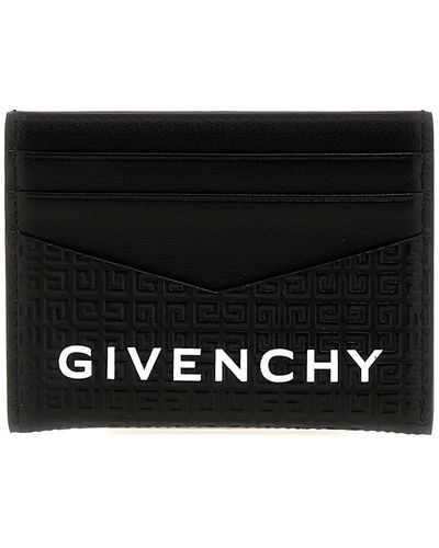 Givenchy 4G Wallets, Card Holders - Black