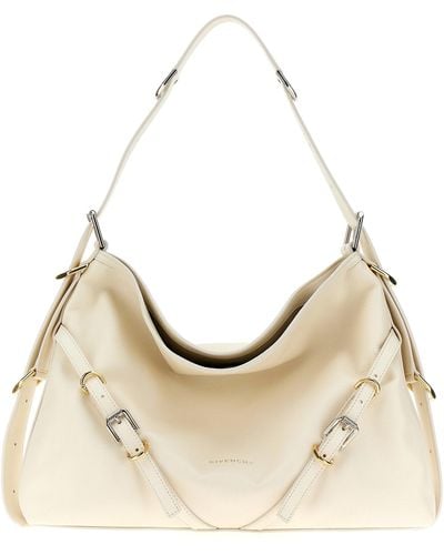 Givenchy 'Voyou' Medium Shoulder Bag - Natural