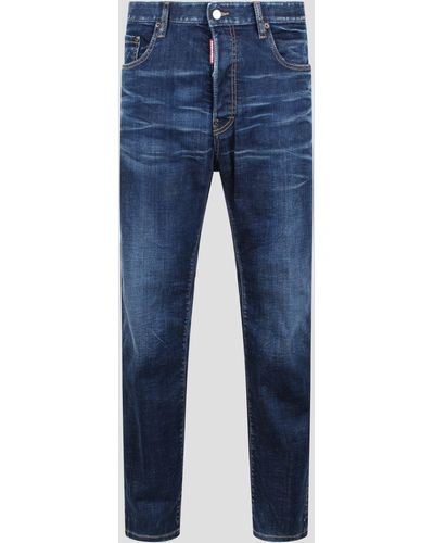 DSquared² Dark Pressed Wash 642 Jeans - Blue