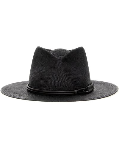 Brunello Cucinelli 'Panama' Hat - Black
