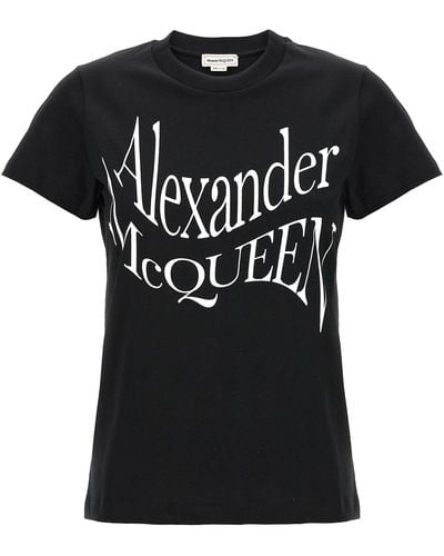 Alexander McQueen 'Cut And Sew' T-Shirt - Black