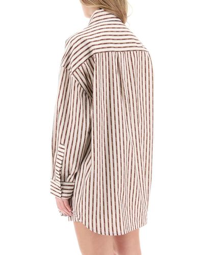 Amiri Striped Maxi Shirt - Multicolour