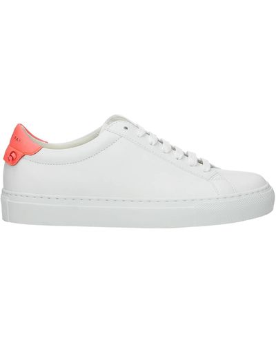 Givenchy Sneakers urban street Pelle Bianco Rosa Neon