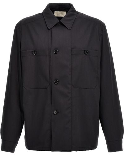 Lemaire Overshirt 'Soft Military' - Blue