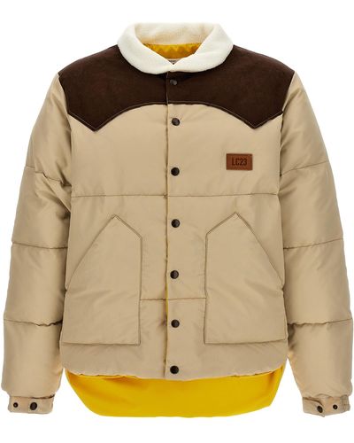 LC23 Paneled Casual Jackets, Parka - Natural