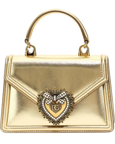 Dolce & Gabbana Devotion Hand Bags - Metallic