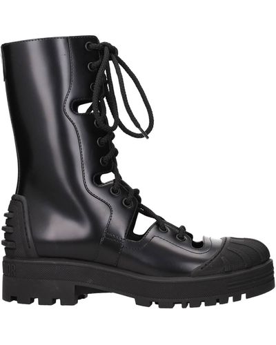 Dior Dior Dioriron Leather Boot - Black