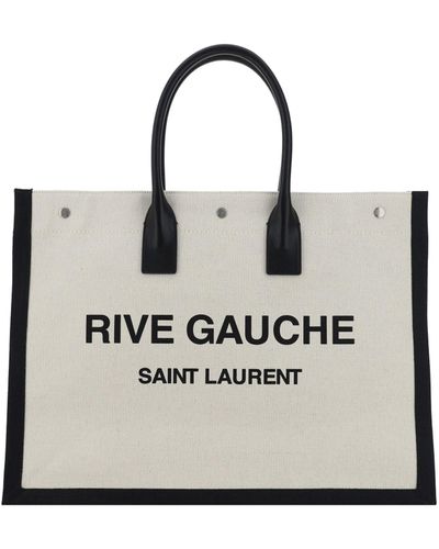 Saint Laurent Borsa a Mano Rive Gauche - Bianco