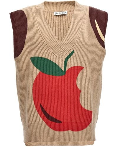 JW Anderson The Apple Collection Vest - Red