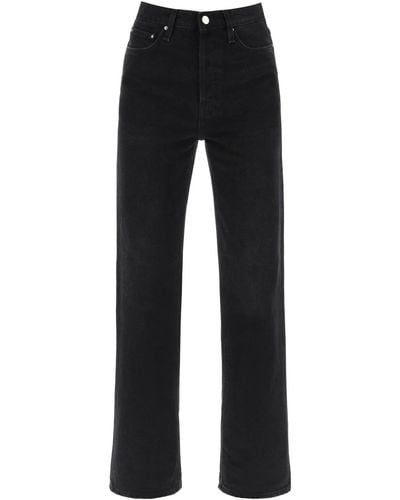 Totême Organic Denim Classic Cut Jeans - Black