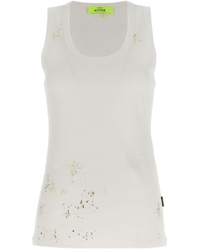 Twin Set Gold Detail Top Tops - White