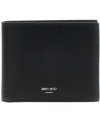 Jimmy Choo Carnaby monogram-jacquard wallet - ShopStyle