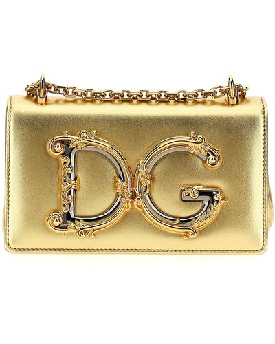 Dolce & Gabbana Dg Girls Crossbody Bags - Metallic