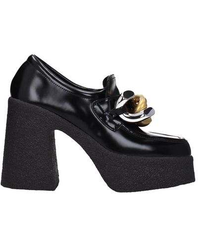 Stella McCartney Skyla Loafers With Heels Court Shoes - Black