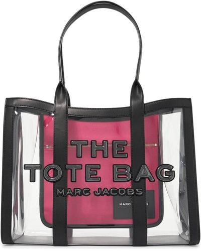 Marc Jacobs Borsa The Clear Large Tote Bag - Red
