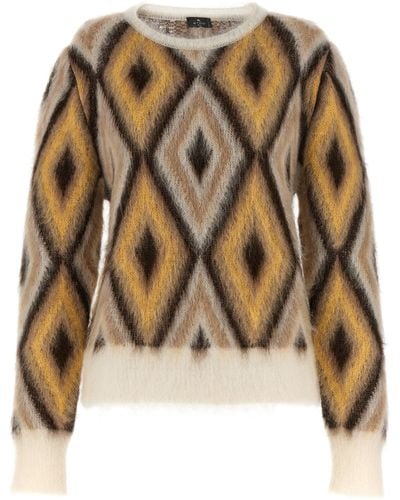 Etro Jacquard Sweater Maglioni Multicolor - Multicolore