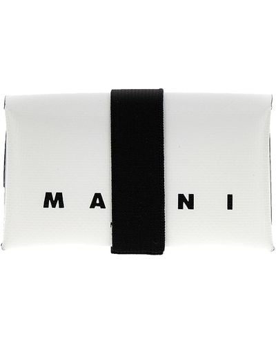 Marni Logo Wallet Portafogli Bianco/Nero