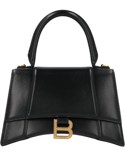 Balenciaga Hourglass Hand Bags - Black