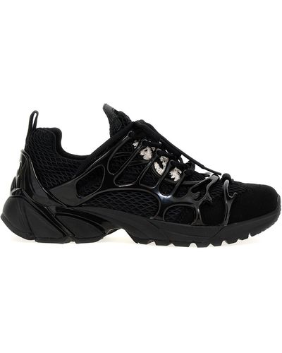 44 LABEL Tech Nylon Sneakers - Black