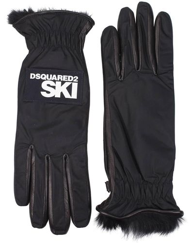 DSquared² Gloves Men Polyamide Black