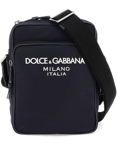 Dolce & Gabbana Nylon Crossbody Bag - Blue