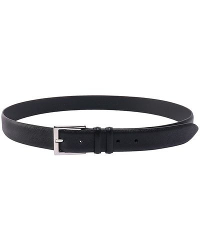 Orciani Leather Belt - White