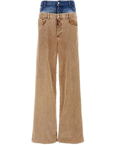 DSquared² Twin Pack Pants - Natural