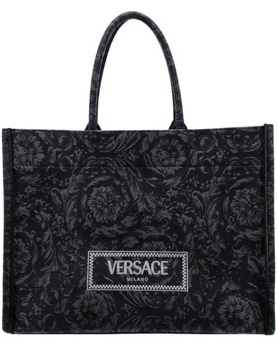 Versace Fabric Bag - Black