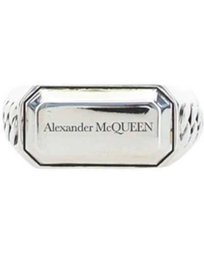 Alexander McQueen Anello - Metallizzato